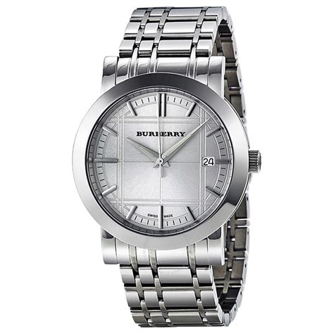 silver burberry watches|burberry watches outlet online.